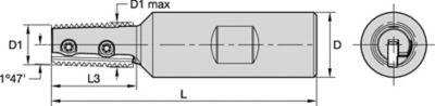 TM24 Taper Cutter Inch Conical Shank