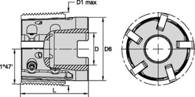 TMS25 Taper Cutter Inch