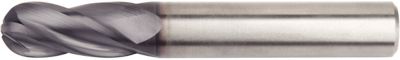 GP End Mills • Series D010 • Ball Nose • 4 Flute • Metric DIN 6527