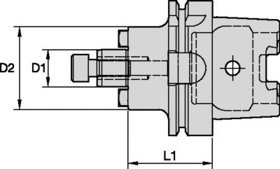 Shell Mill Adapters with Through Coolant • Metric