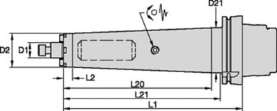 Tunable Shell Mill Adapters with Through Coolant • Metric