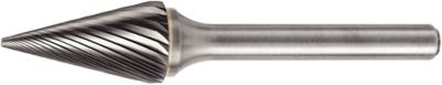 Series SM Pointed Cone • Single-Cut Burs • Inch