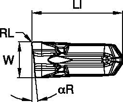 Beyond™ Evolution™ • Cut-Off Insert • CR Geometry • Metric