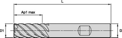Vision Plus™ • Series D518 • Sharp Edge • Weldon® • Metric