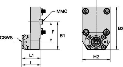 Static Tool Axial • KM™ • TACU035KM40SA60945565