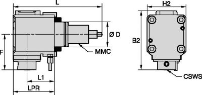Driven Tool Radial • KM™ • TACU035KM32DR60945563, TACU035KM32DR60945564