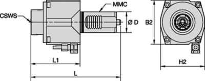 Driven Tool Axial • KM™ • TACU017KM40DA60908150, TACU017KM40DA60908151
