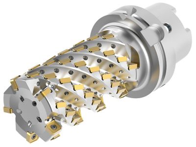 HARVI™ Ultra 8X • Helical Mill • Mono Block • IC 12 •&nbsp;HSK • Inch