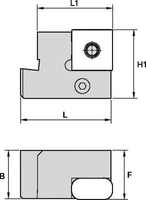 Railway Turning Cassette • Wheel Turning Lathe • Left Hand • LNUX19 Inserts