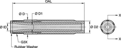 SN156-P Series Blast Nozzles • Conventional Long Venturi • BP200 SiAION