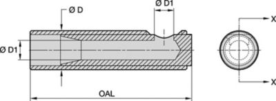 T194 Series Blast Nozzles • Angle Nozzles • Tungsten Carbide
