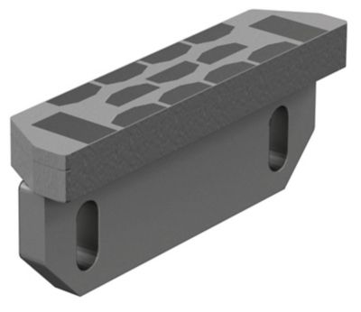 KenCast Tungsten Carbide & Steel Wear Protection • Wear Ski (Bolt-On) • No Weld Chamfer