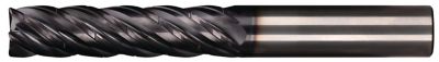 VariMill™ Chip Splitters • Radiused • 5 Flutes • 3 x D • Plain Shank • Metric