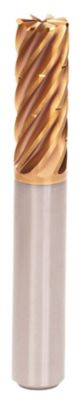 HARVI™ IV • Radiused • 8 Flutes • Internal Coolant • Chipbreaker • Plain Shank • Metric
