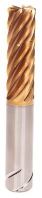HARVI™ IV • Radiused • 8 Flutes • Internal Coolant • Chipbreaker • Safe LockTM Shank • Metric