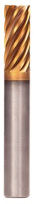 HARVI™ IV • Square End • 8 Flutes • Internal Coolant • Plain Shank • Inch