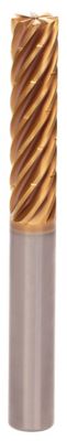 HARVI™ IV • Square End • 8 Flutes • Internal Coolant • Chipbreaker • Plain Shank • Metric