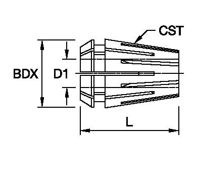ER11 Collet • Coolant-Through • Metric