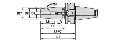 BTKV30 Shank Tools • Shrink Fit Toolholders General Purpose (GP) • Metric
