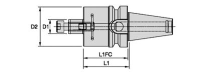 BTKV30 Shank Tools • Shellmill Adapter • Metric