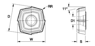 Top Cut 4 • Center Inserts • Roughing V34