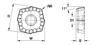 Top Cut 4 • V38 Center Inserts • Long Chip Materials