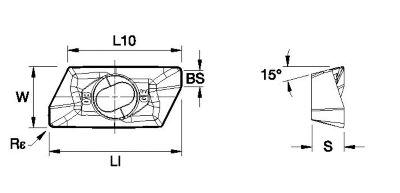 Mill 1-18™ • Carbide Insert • EDPT-GE • Medium Machining