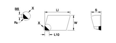 PCD Inserts • KSDR Mini-Tip • E0