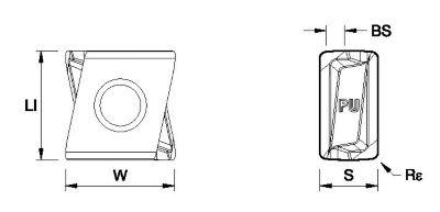 Mill 4-12KT™ • Carbide Insert • LNPQ-PU • Medium Machining