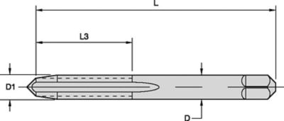 Series 5305 • Machine Screw Sizes • Taper Chamfer • Hand Taps