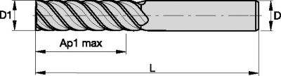 Vision Plus™ • Series D618 • Sharp Edge • Cylindrical Shank • Metric