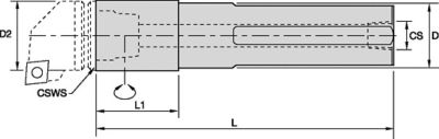 NCM-S • Round Shank, Extended Length