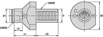 R/L CMI • VDI軸方向