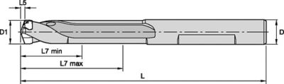BF System with KenTIP™ BF Bodies • High Performance Combination Tools • 4 x D • Metric
