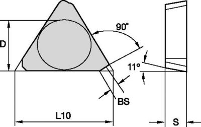 Indexable Milling • Face Milling ISO Inserts • TPKR-MS