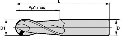 Finishers • Series 4001 JJ • Ball Nose • JIS