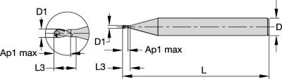 Vision Plus™ Micro • Series 7N01 • Ball Nose • Cylindrical Shank • Metric