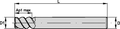 Vision Plus™ • Series 7S05 • Sharp Edge • Cylindrical Shank • Inch