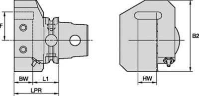 ETAR/L • Single Square Shank Adapter