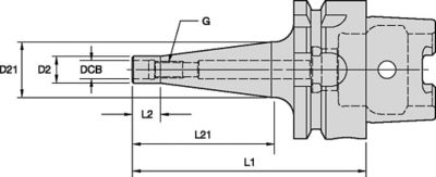 ST-HSK Form A • Screw-On Adapters • Modular Milling Cutters
