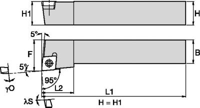 SCREW—ON Wendeschneidplatten