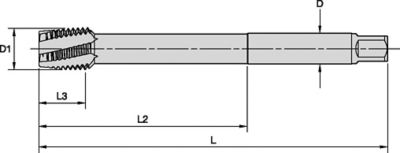 GT20 • Metric Extra Long • Form D Plug Chamfer • Larger Sizes