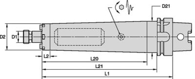 SMC TD Lock IN-HSK Form A • Shell Mill Adapter
