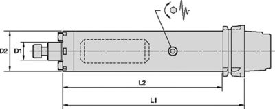 SMC TD Cap MM-HSK Form A • Shell Mill Adapter