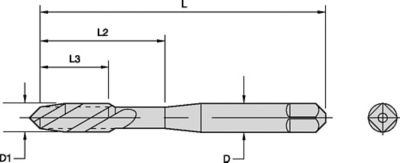 Series 2364/5364 • Metric ANSI • Plug Chamfer