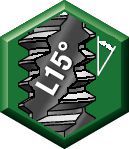 Tapping Helix Angle: L15°