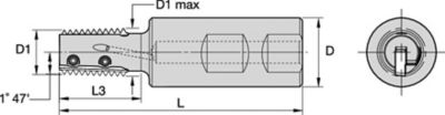 TMT25 • Weldon® Shank • Conical Threads