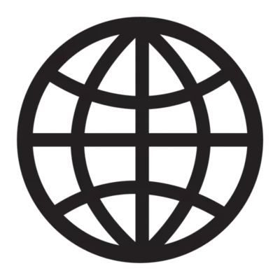 Black Globe Icon